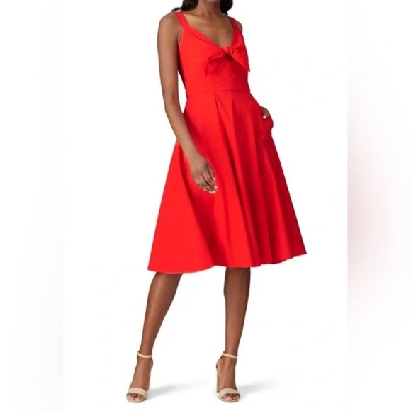 Color Me Courtney Red Coco Dress Size 4 - Picture 13 of 13